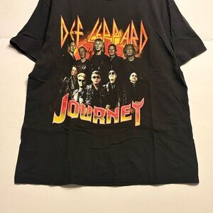 Delta Black Def Leppard Journey Tee